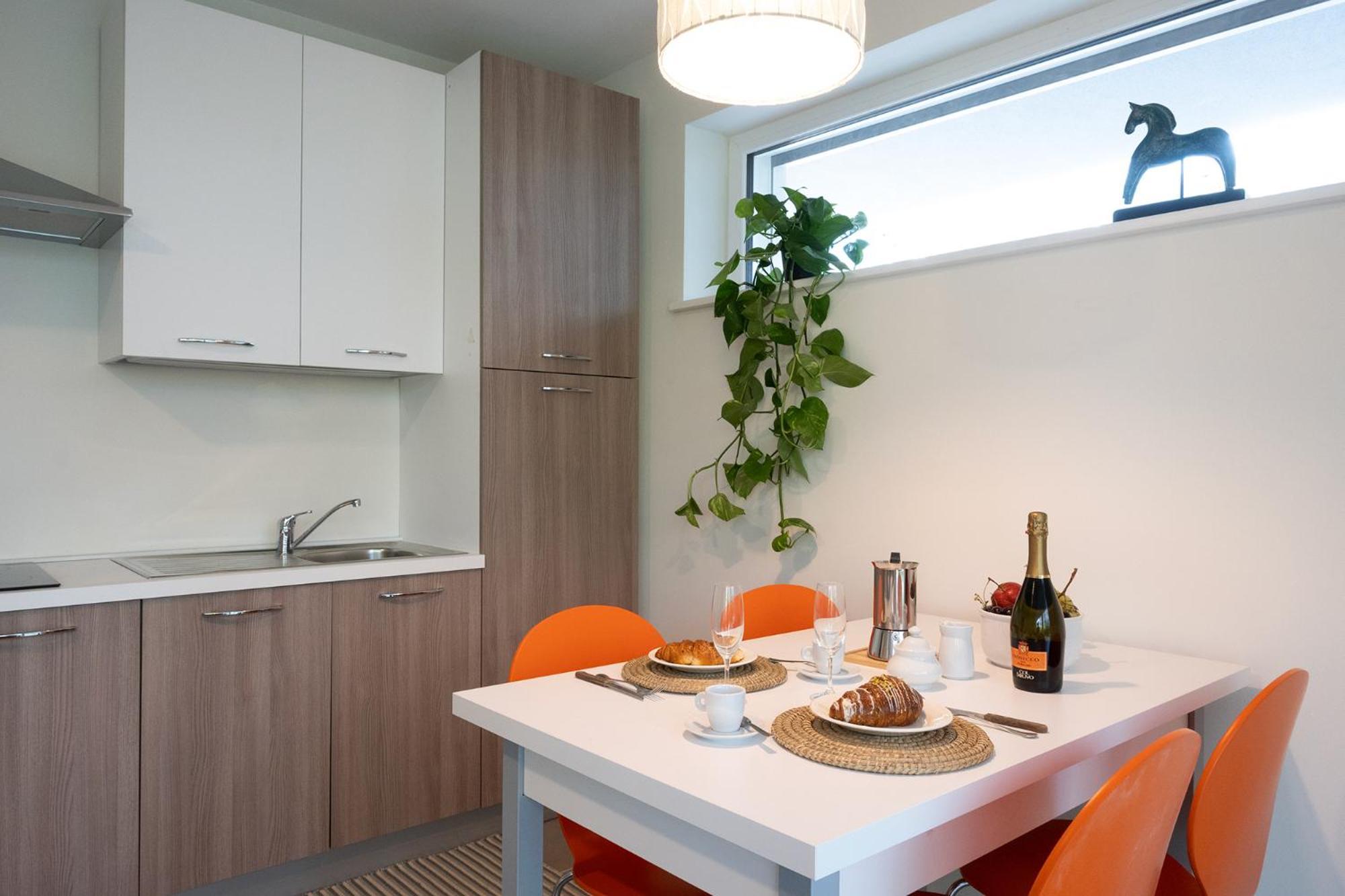 Civetta Blu, Blue Owl Apartments Trento Bagian luar foto